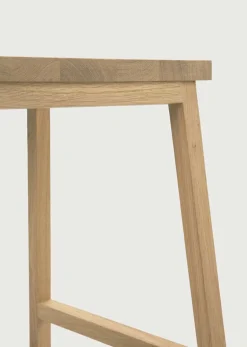 N4 Barstol | Lackad Ek | 80 cm