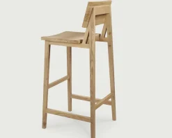 N4 Barstol | Lackad Ek | 80 cm