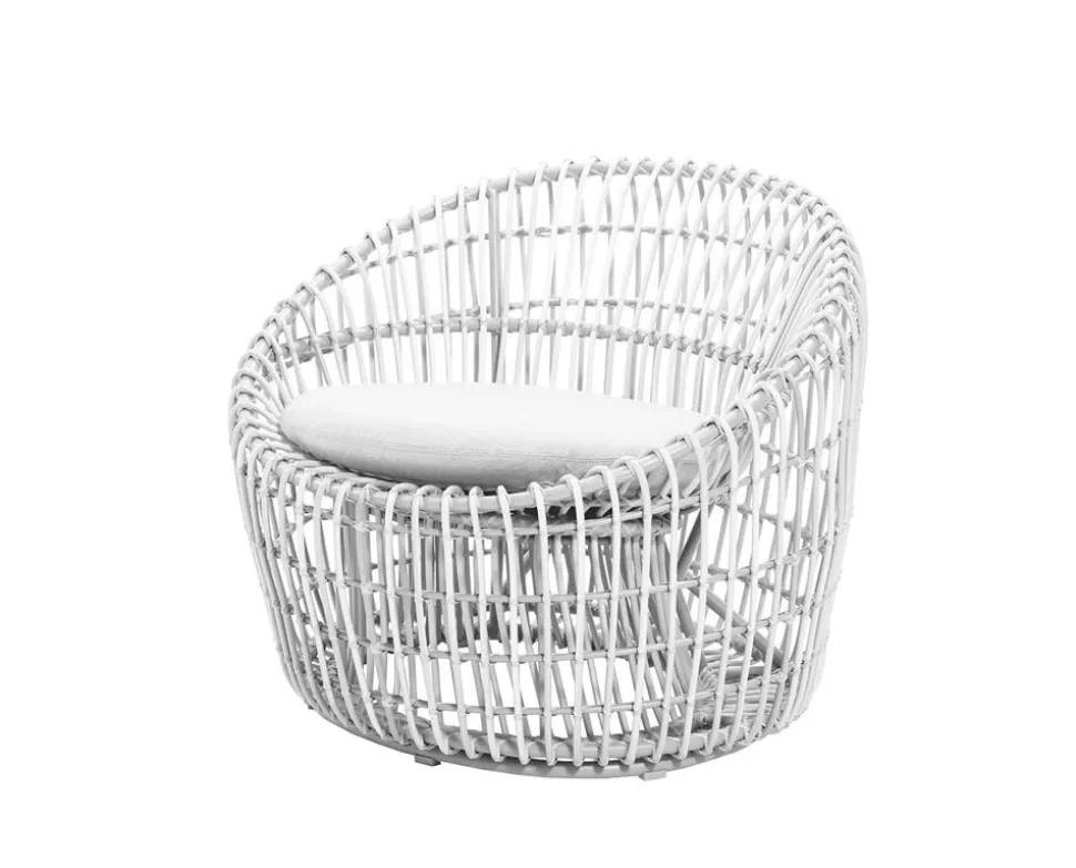 Nest Rund Fåtölj | Vit