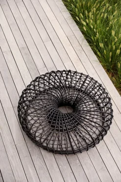 Nest Soffbord/ Fotpall | Lava Grey Ø67