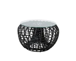 Nest Soffbord/ Fotpall | Lava Grey Ø67
