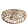 Nest Soffbord/ Fotpall | Natur Ø130