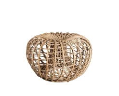 Nest Soffbord/ Fotpall | Natur Ø67