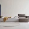 Newilla Bäddsoffa Divan | 530 Bouclé Taupe