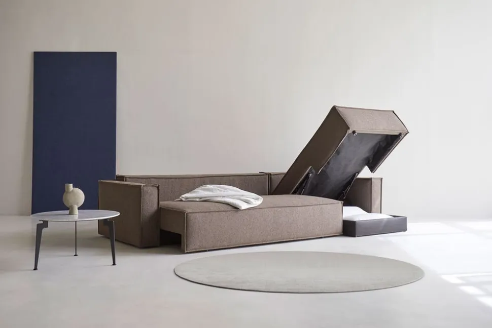 Newilla Bäddsoffa Divan | 530 Bouclé Taupe