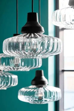 New Wave Optic Taklampa | Clear