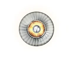New Wave Optic Vägglampa | Smoke/ Silver