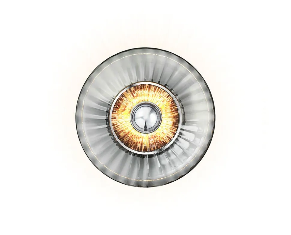 New Wave Optic Vägglampa | Smoke/ Silver