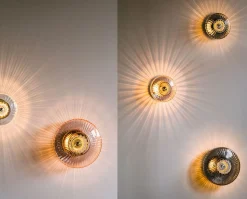 New Wave Optic Vägglampa XL | Clear/ Silver