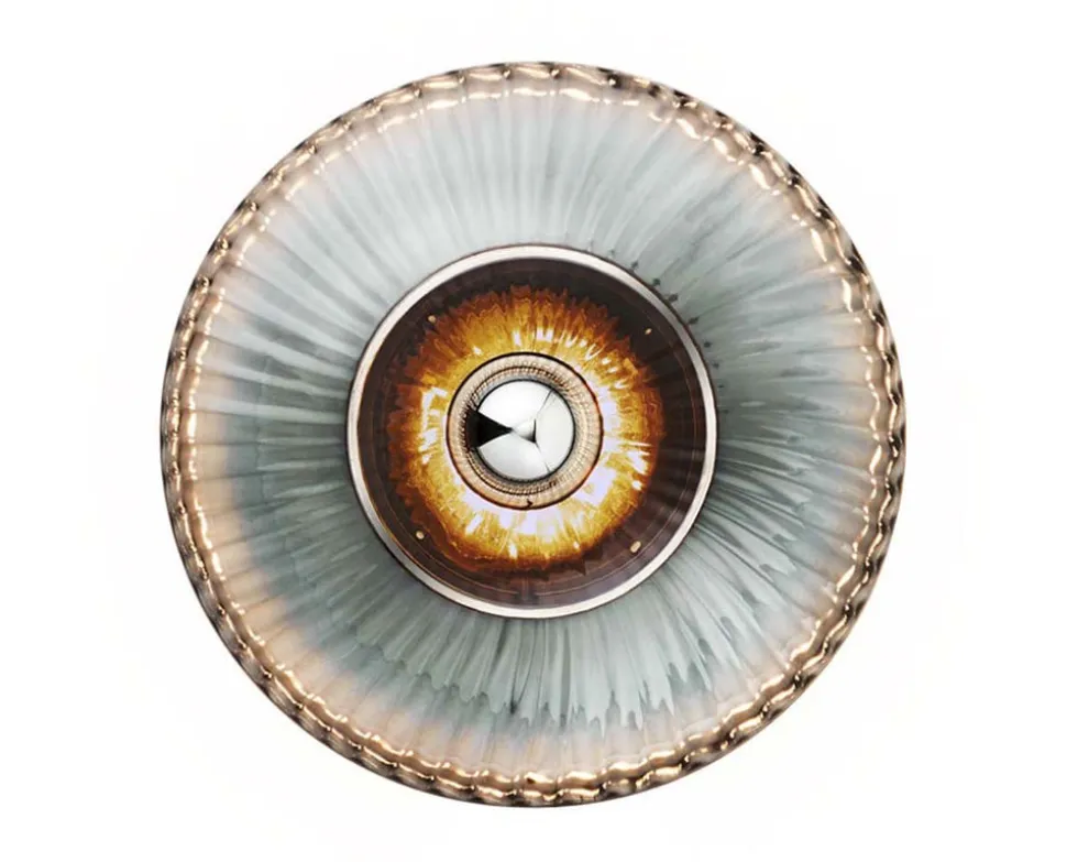 New Wave Optic Vägglampa XL | Smoke/ Silver