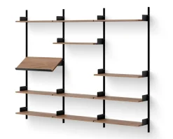 New Works Display Hylla 1900 | Valnöt/ Svart