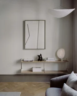 New Works Hylla 450 | Valnöt/Svart