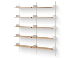 New Works Library Hylla 1900 | Ek/Vit