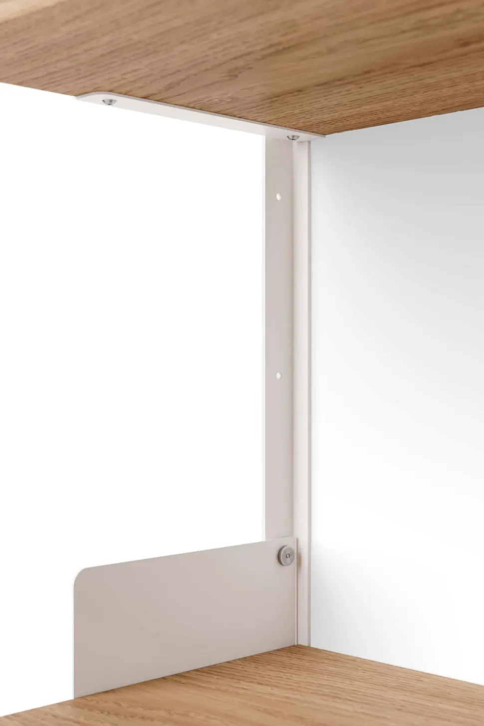New Works Library Hylla 1900 | Ek/Vit