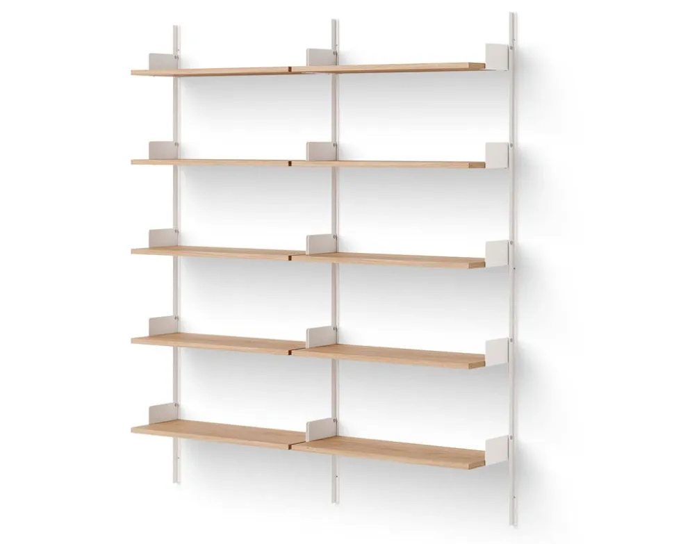 New Works Library Hylla 1900 | Ek/Vit