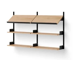 New Works Office Hylla 900 | Ek/ Svart