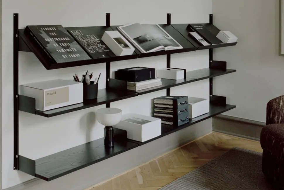 New Works Office Hylla 900 | Ek/ Vit