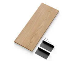 New Works Standard Hylla Kit | Ek/Svart