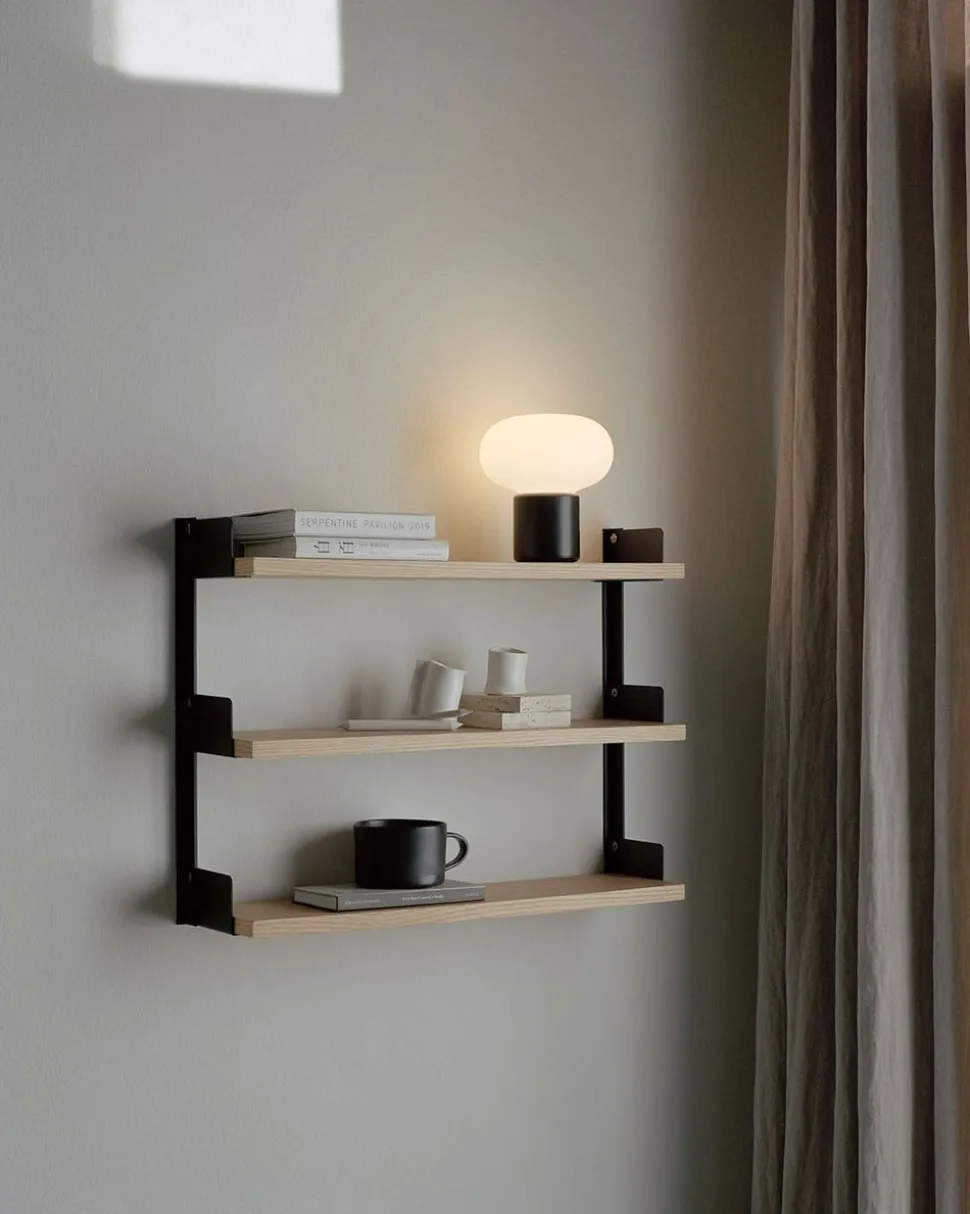 New Works Tea Hylla | Ek/Svart
