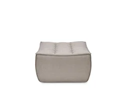 N701 Fotpall | Tyg ECO Ecru