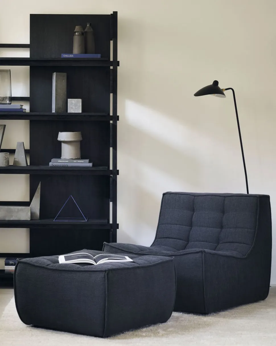N701 Fotpall | Tyg ECO Graphite