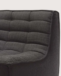 N701 Fåtölj | Tyg Dark Grey