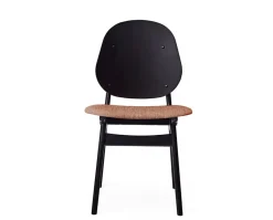 Noble stol Pale Rose, black beech
