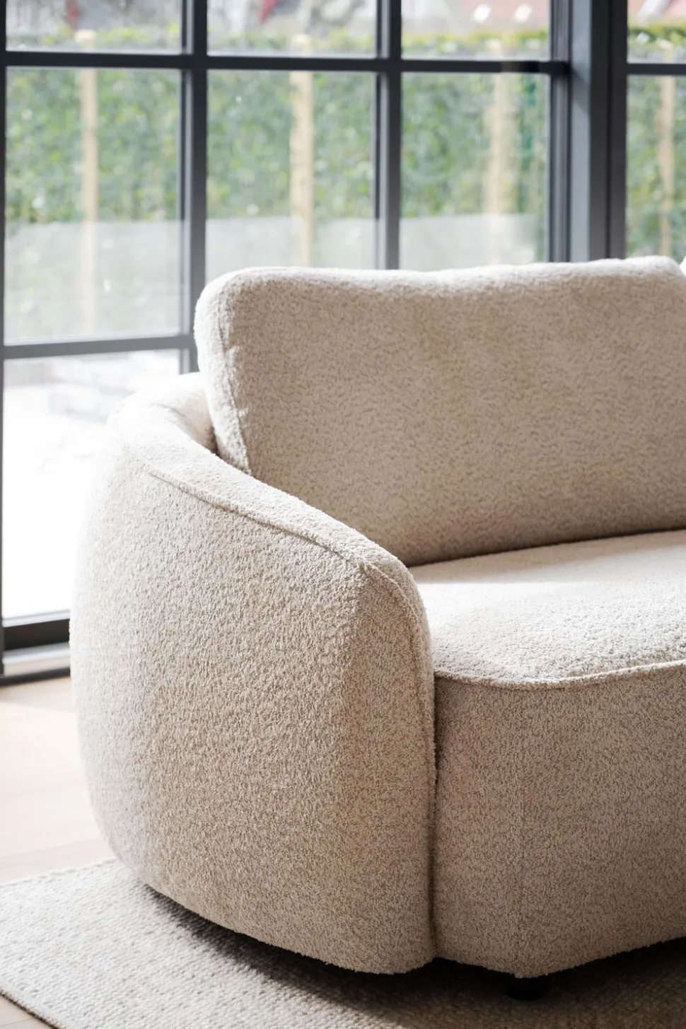 Norris Soffa 4-Sits Schäslong H | Ljusbeige