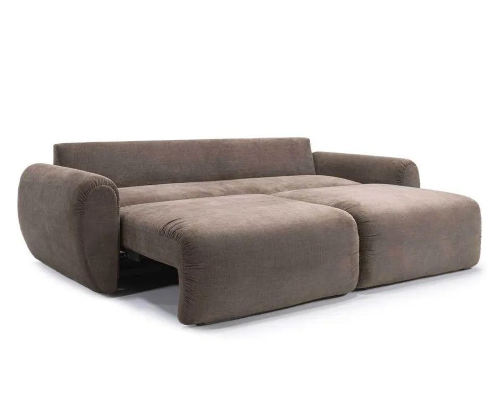 Norum Bäddsoffa | Curve Armstöd | 411 Esina Cedar Brown