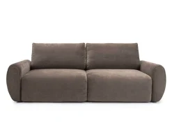 Norum Bäddsoffa | Curve Armstöd | 411 Esina Cedar Brown