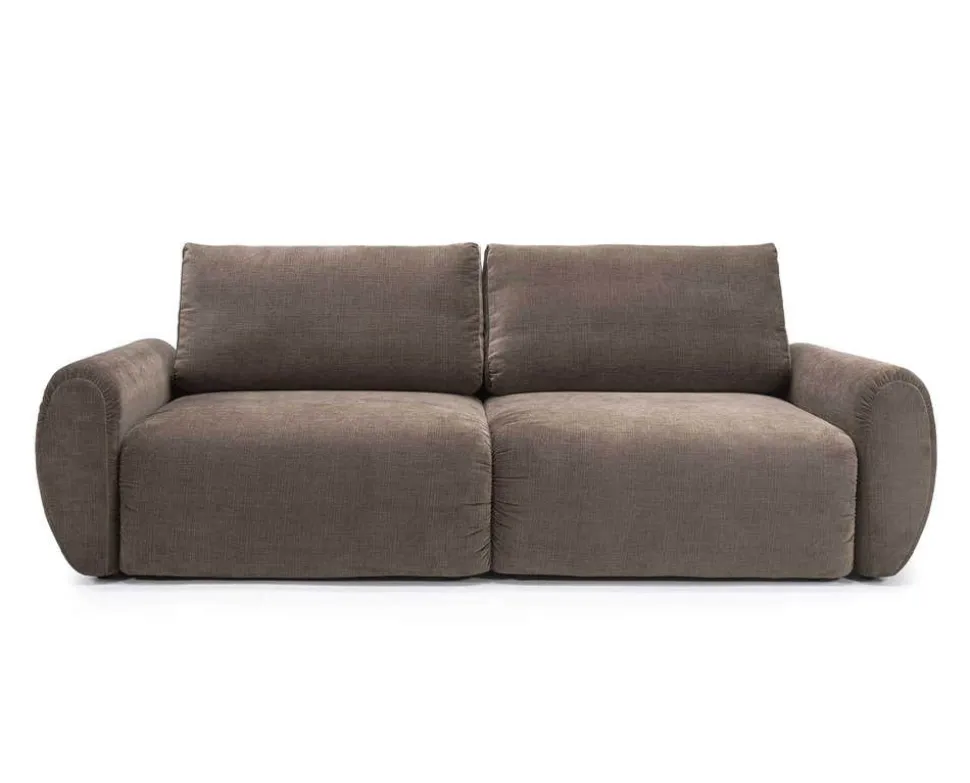 Norum Bäddsoffa | Curve Armstöd | 411 Esina Cedar Brown