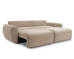 Norum Bäddsoffa | Curve Armstöd | 417 Esina Mocha