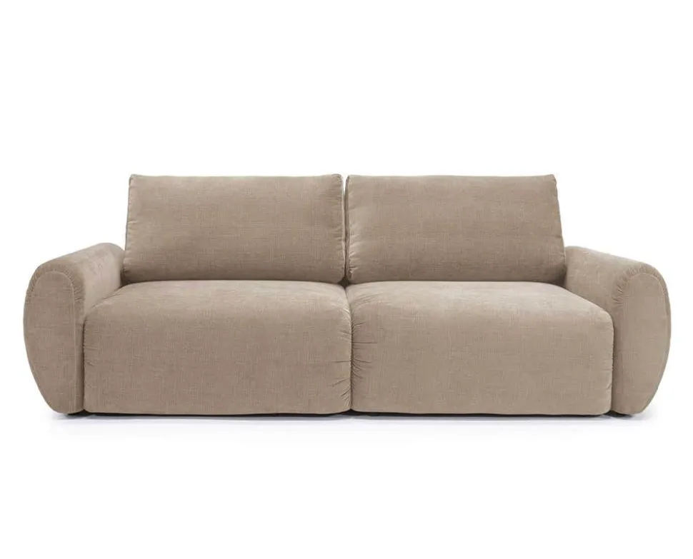 Norum Bäddsoffa | Curve Armstöd | 417 Esina Mocha