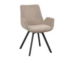 Norwell Karmstol m Snurr | Beige