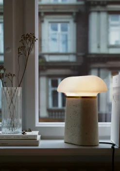 Nova Bordslampa | Travertin