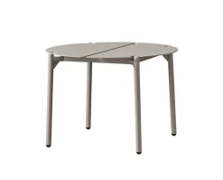 Novo Loungebord Ø50 | Taupe