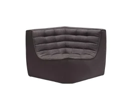 N701 Soffa Hörn | Tyg Dark Grey
