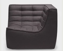N701 Soffa Hörn | Tyg Dark Grey