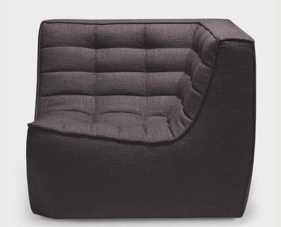N701 Soffa Hörn | Tyg Dark Grey