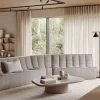 N701 Soffa Hörn | Tyg ECO Ecru