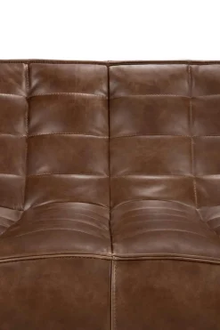 N701 Soffa 90° Runt Hörn | Läder Chestnut