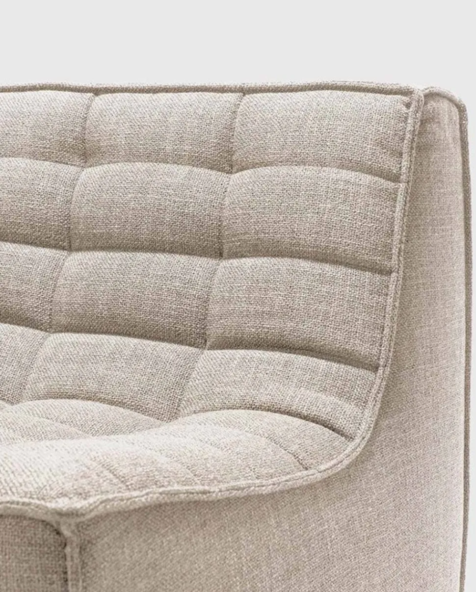N701 Soffa 90° Runt Hörn | Tyg Beige