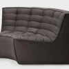 N701 Soffa 90° Runt Hörn | Tyg Dark Grey