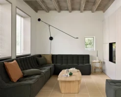 N701 Soffa 90° Runt Hörn | Tyg ECO Moss