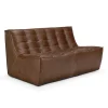 N701 Soffa 2-sits | Läder Chestnut