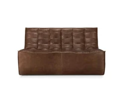 N701 Soffa 2-sits | Läder Chestnut