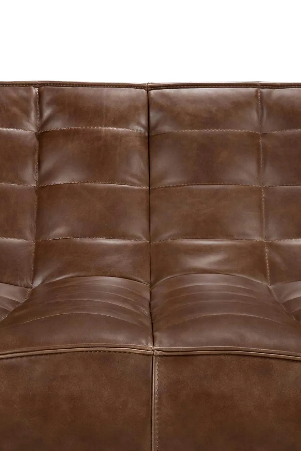 N701 Soffa 3-sits | Läder Chestnut