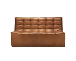 N701 Soffa 2-sits | Läder Old Saddle