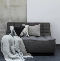 N701 Soffa 2-sits | Tyg Dark Grey