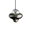 Nutty Taklampa | Brown/ Chrome